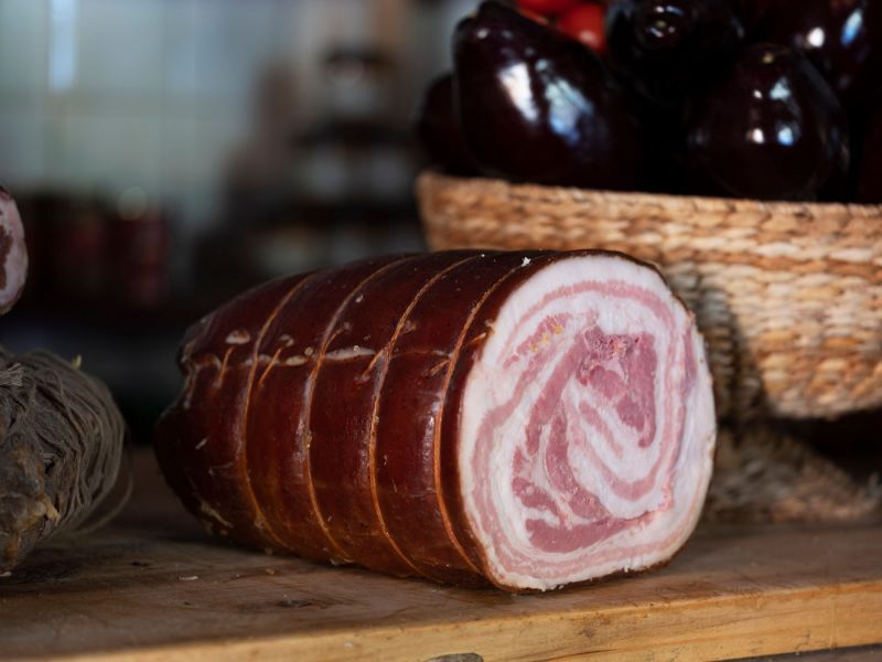 Capitelli Pancetta Affumicata Giovanna 4/4,5kg circa Salumi Salumeria Montanari Eugenio