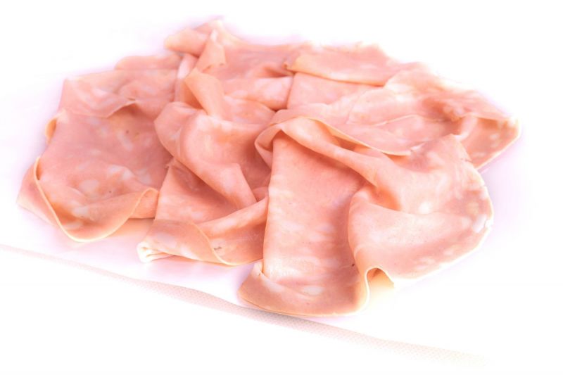 MORTADELLA AFFETTATA 200 GR Salumi Salumeria Montanari Eugenio sas Piacenza